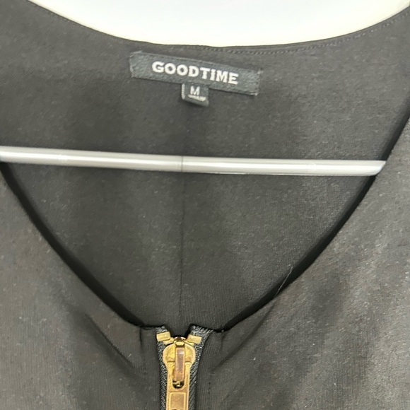 Goodtime Triple Zip Casual Dress Size M Black - Picture 6 of 6
